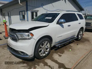 2016 Dodge Durango Citadel z VIN 1C4RDJEG7GC449465, wystawiony jako Copart lot #53279635 z przebiegiem 138 930 mil mil oraz Szkoda całkowita • Salvage title. Historia ofert i sprzedaży dostępna na DreamBid. Obrazek 1.
