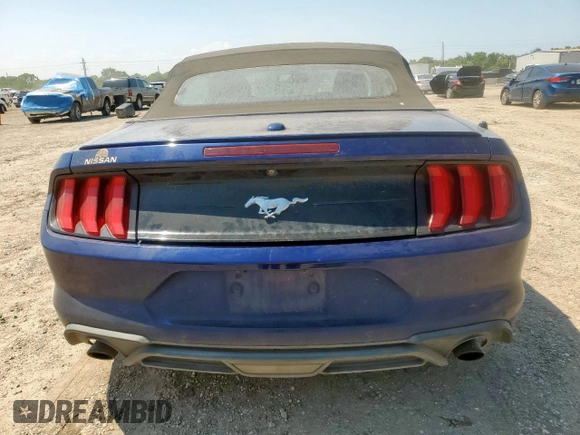 2018 Ford Mustang EcoBoost Premium with VIN 1FATP8UH3J5123986, listed as a Copart auction lot 59054595 with 125,280 mi miles and Salvage title. Bid and sale history available at DreamBid. Image 6.