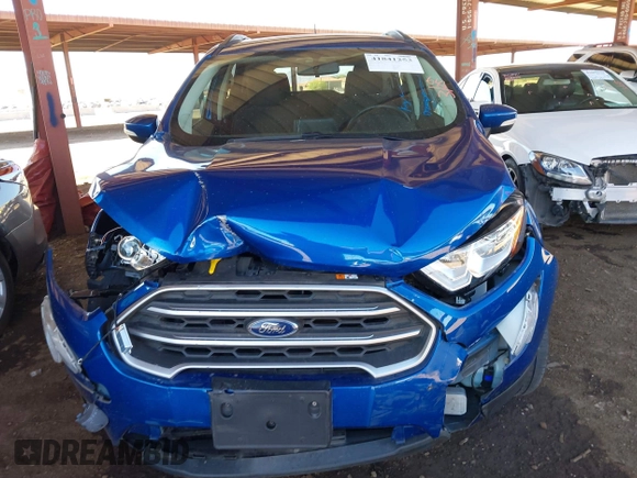 2021 Ford EcoSport SE with VIN MAJ3S2GE4MC445646, listed as a IAAI auction lot 41841253 with 38,644 mi miles and . Bid and sale history available at carsss.com. Image 12.