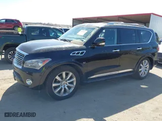 2014 Infiniti QX80 with VIN JN8AZ2NE8E9062070, listed as a IAAI auction lot 41919794 with 162,748 mi miles. Bid and sale history available at carsss.com. Image 18.