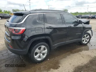2019 Jeep Compass Latitude z VIN 3C4NJDBB5KT596835, wystawiony jako Copart lot #58706825 z przebiegiem 169 320 mil mil oraz Szkoda całkowita • Salvage title. Historia ofert i sprzedaży dostępna na DreamBid. Obrazek 3.