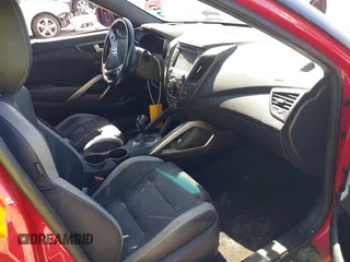 2016 Hyundai Veloster Turbo with VIN KMHTC6AE6GU294648, listed as a IAAI auction lot 42311378 with 94,552 mi miles and . Bid and sale history available at DreamBid. Image 5.