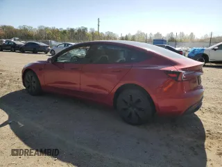 2025 Tesla Model 3 Long Range z VIN 5YJ3E1EA7SF906723, wystawiony jako Copart lot #53521795 z przebiegiem 5 115 mil mil oraz Szkoda całkowita • Salvage title. Historia ofert i sprzedaży dostępna na DreamBid. Obrazek 2.