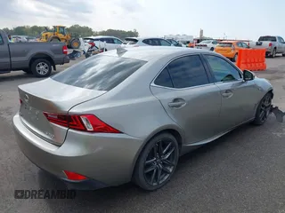 2015 Lexus IS 250 with VIN JTHBF1D29F5050317, listed as a IAAI auction lot 40681786 with 173,799 mi miles. Bid and sale history available at carsss.com. Image 4.