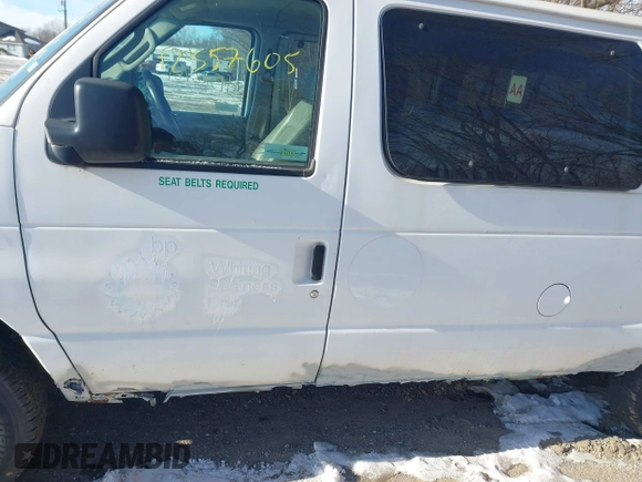 2009 Ford Econoline Passenger XL with VIN 1FBSS31L69DA14041, listed as a IAAI auction lot 41388761 with 43,775 mi miles and . Bid and sale history available at DreamBid. Image 14.