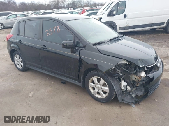 2008 Nissan Versa 1.8 S with VIN 3N1BC13E78L350580, listed as a IAAI auction lot 41512578 with 118,067 mi miles. Bid and sale history available at carsss.com. Image 1.