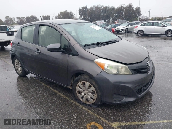 2013 Toyota Yaris L with VIN JTDKTUD39DD552185, listed as a IAAI auction lot 41577259 with 159,662 mi miles. Bid and sale history available at carsss.com. Image 1.