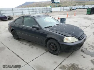 2000 Honda Civic EX with VIN 1HGEJ8149YL001565, listed as a Copart auction lot 53715545 with 275,041 mi miles and Salvage Title. Bid and sale history available at carsss.com. Image 4.