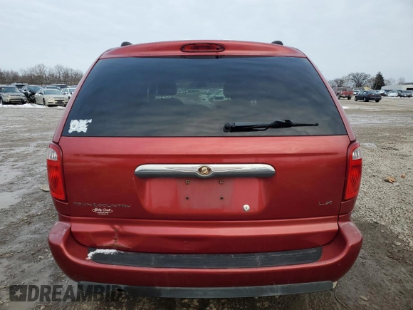 2006 Chrysler Town & Country LWB LX with VIN 2A4GP44R06R732549, listed as a Copart auction lot 44544335 with 197,558 mi miles and Clean Title. Bid and sale history available at carsss.com. Image 6.