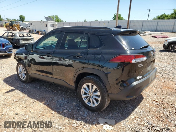 2023 Toyota Corolla Cross LE with VIN 7MUCAAAG3PV058094, listed as a Copart auction lot 57983105 with 30,593 mi miles and Salvage title. Bid and sale history available at DreamBid. Image 2.