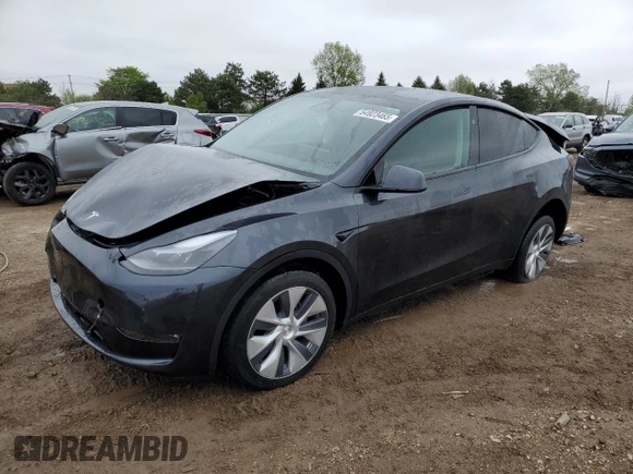 2024 Tesla Model Y Long Range с VIN 7SAYGDEE3RF994655, выставлен на аукционе Copart как лот 54923465 с пробегом 13 396 миль миль и Списание • Salvage title. История ставок и продаж доступна на DreamBid. Изображение 1.