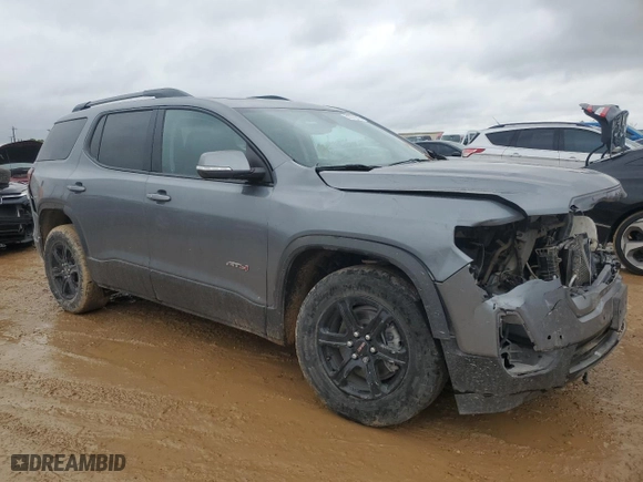 2021 GMC Acadia AT4 with VIN 1GKKNLLSXMZ195121, listed as a Copart auction lot 51070015 with 73,852 mi miles and Salvage Title. Bid and sale history available at carsss.com. Image 4.
