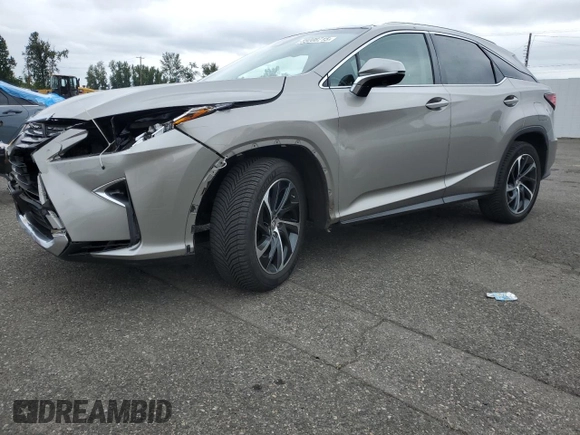 2017 Lexus RX 350 with VIN 2T2BZMCA8HC099593, listed as a Copart auction lot 59208715 with 54,829 mi miles and Salvage title. Bid and sale history available at DreamBid. Image 1.