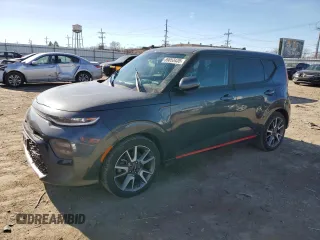 2022 Kia Soul Turbo with VIN KNDJ53AF0N7837226, listed as a Copart auction lot 89053435 with 61,408 mi miles and Salvage Title. Bid and sale history available at carsss.com. Image 1.