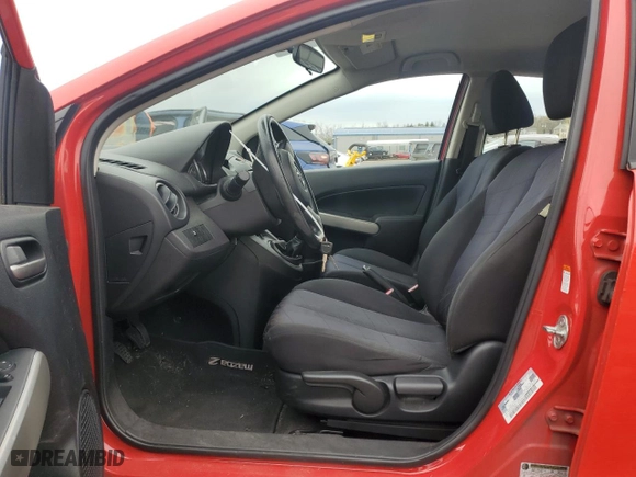 2011 Mazda Mazda2 Sport with VIN JM1DE1HZ8B0128484, listed as a Copart auction lot 52756635 with 143,691 mi miles and Salvage Title. Bid and sale history available at carsss.com. Image 7.