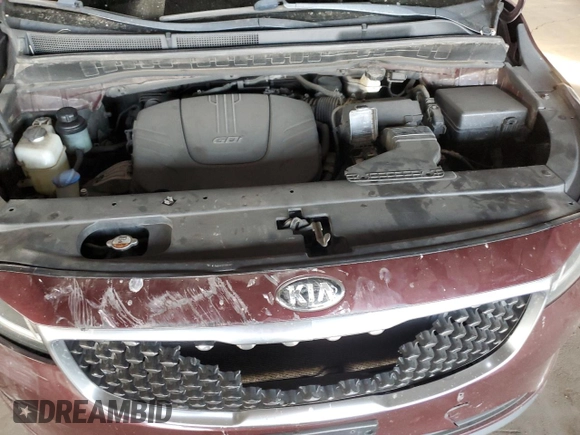 2015 Kia Sedona LX with VIN KNDMB5C13F6033903, listed as a Copart auction lot 88105815 with 234,755 mi miles and Salvage Title. Bid and sale history available at carsss.com. Image 12.