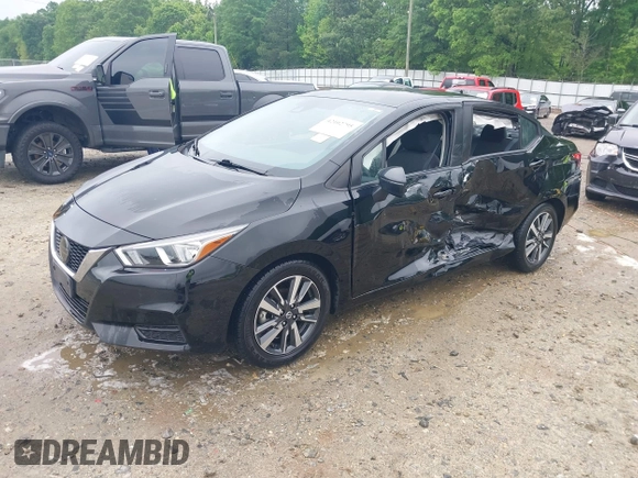 2021 Nissan Versa SV with VIN 3N1CN8EV6ML864225, listed as a IAAI auction lot 42102795 with 83,483 mi miles and . Bid and sale history available at DreamBid. Image 2.