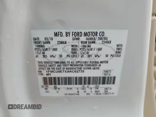 2010 Ford Escape Limited with VIN 1FMCU9E7XAKC62735, listed as a Copart auction lot 49845135 with 109,552 mi miles and Clean title. Bid and sale history available at DreamBid. Image 13.