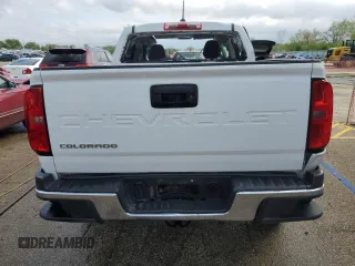 2021 Chevrolet Colorado 2WD Work Truck with VIN 1GCGSBEA3M1273469, listed as a Copart auction lot 55304825 with 46,680 mi miles and Salvage title. Bid and sale history available at DreamBid. Image 6.