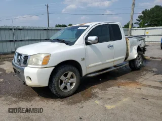 2004 Nissan Titan SE z VIN 1N6AA06B24N531233, wystawiony jako Copart lot #58263515 z przebiegiem 207 572 mil mil oraz Szkoda całkowita • Salvage title. Historia ofert i sprzedaży dostępna na DreamBid. Obrazek 1.