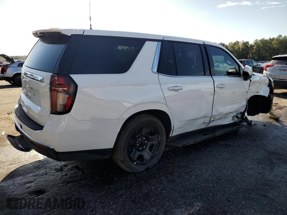 2021 Chevrolet Tahoe Commercial z VIN 1GNSCLED7MR458897, wystawiony jako Copart lot #84170464 z przebiegiem 23 125 mil mil oraz Szkoda całkowita • Salvage title. Historia ofert i sprzedaży dostępna na DreamBid. Obrazek 3.