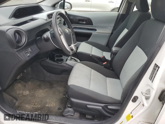 2012 Toyota Prius One with VIN JTDKDTB3XC1006053, listed as a Copart auction lot 43455685 with 112,280 mi miles and Salvage Title. Bid and sale history available at DreamBid. Image 7.