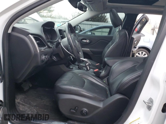 2019 Jeep Cherokee Limited with VIN 1C4PJMDX6KD481118, listed as a Copart auction lot 87417844 with 56,867 mi miles and Salvage Title. Bid and sale history available at DreamBid. Image 7.