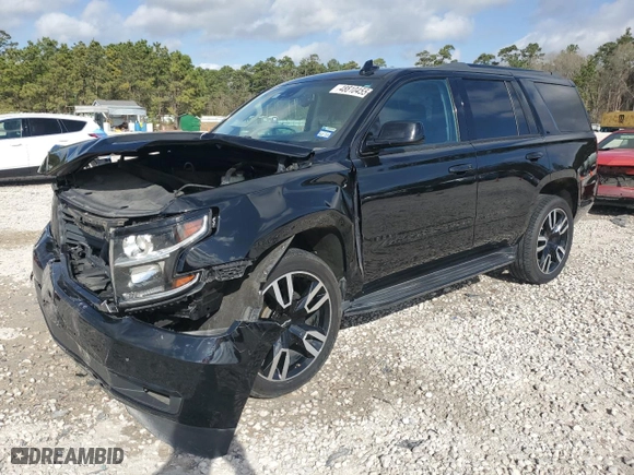 2020 Chevrolet Tahoe LT with VIN 1GNSCBKC3LR167978, listed as a Copart auction lot 48810455 with 101,276 mi miles and Salvage Title. Bid and sale history available at carsss.com. Image 1.