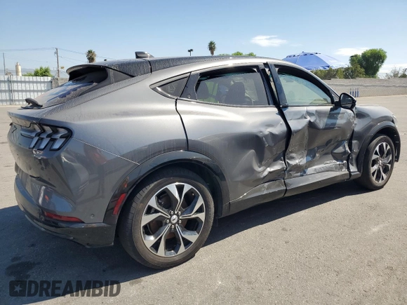 2023 Ford Mustang Mach-E Premium with VIN 3FMTK3SU6PMA70663, listed as a Copart auction lot 63860925 with 21,103 mi miles and Salvage title. Bid and sale history available at DreamBid. Image 3.