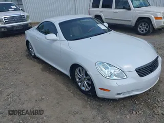 2002 Lexus SC 430 z VIN JTHFN48Y820027848, wystawiony jako IAAI lot #42410697 z przebiegiem 151 582 mil mil oraz . Historia ofert i sprzedaży dostępna na DreamBid. Obrazek 1.