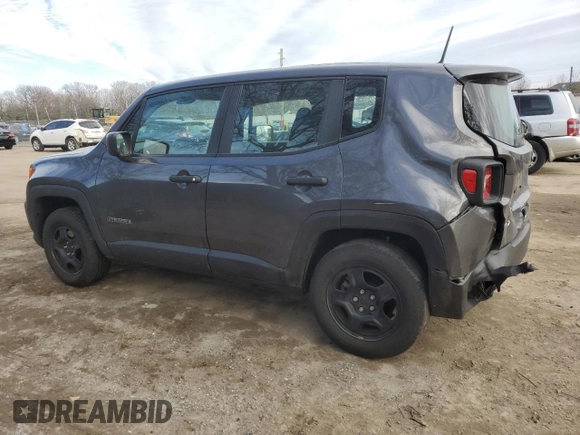 2020 Jeep Renegade Sport z VIN ZACNJBAB2LPL24142, wystawiony jako Copart lot #45908345 z przebiegiem 69 118 mil mil oraz Szkoda całkowita • Salvage title. Historia ofert i sprzedaży dostępna na DreamBid. Obrazek 2.