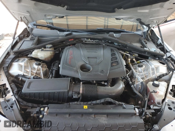 2019 Alfa Romeo Giulia with VIN ZARFAMAN4K7621573, listed as a Copart auction lot 60509535 with Not provided miles and Salvage title. Bid and sale history available at DreamBid. Image 11.