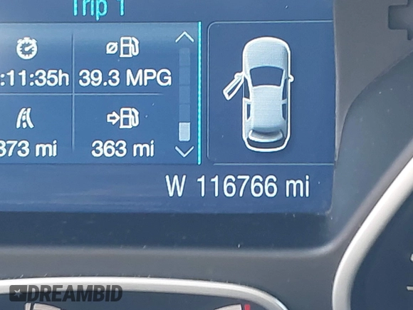 2014 Ford Focus SE with VIN 1FADP3K25EL296593, listed as a IAAI auction lot 42056203 with 116,766 mi miles. Bid and sale history available at carsss.com. Image 7.