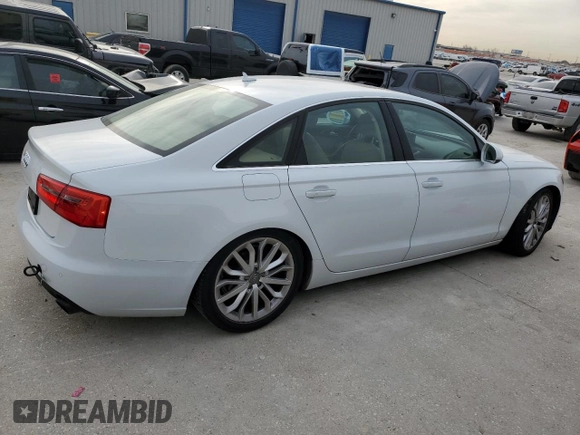 2013 Audi A6 Premium Plus with VIN WAUDFAFC1DN109497, listed as a Copart auction lot 47946285 with 71,220 mi miles and Salvage title. Bid and sale history available at DreamBid. Image 3.