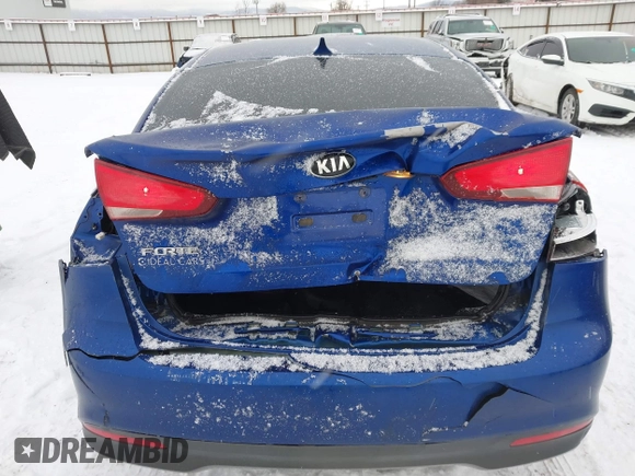2017 Kia Forte LX with VIN 3KPFK4A77HE028873, listed as a IAAI auction lot 41507529 with 126,741 mi miles. Bid and sale history available at carsss.com. Image 16.