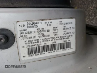 2004 Dodge Dakota Sport with VIN 1D7HL38K44S506609, listed as a Copart auction lot 84263824 with 244,242 mi miles and Salvage Title. Bid and sale history available at carsss.com. Image 12.