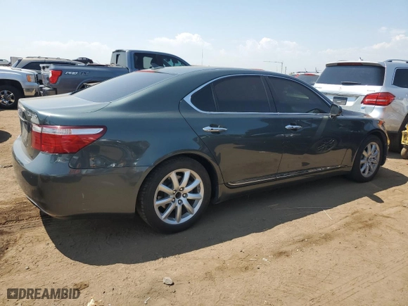 2007 Lexus LS 460 with VIN JTHBL46F175033409, listed as a Copart auction lot 65670784 with 184,643 mi miles and Clean Title. Bid and sale history available at carsss.com. Image 3.