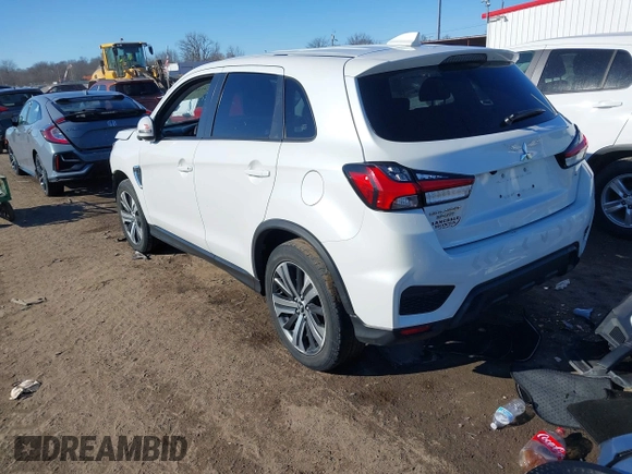 2020 Mitsubishi Outlander Sport ES 2.0 with VIN JA4AR3AUXLU020549, listed as a IAAI auction lot 41410244 with 65,666 mi miles. Bid and sale history available at carsss.com. Image 3.