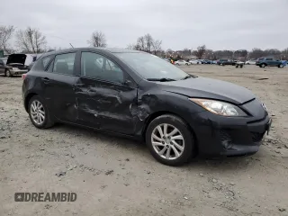 2012 Mazda 3 i Grand Touring with VIN JM1BL1M89C1599856, listed as a Copart auction lot 48949845 with 179,368 mi miles and Salvage Title. Bid and sale history available at DreamBid. Image 4.