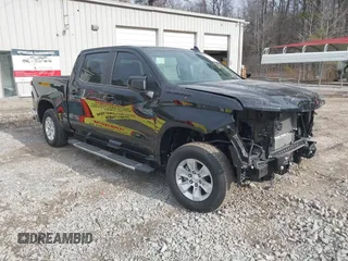 2022 Chevrolet Silverado 1500 LT with VIN 1GCPACEK1NZ645881, listed as a IAAI auction lot 41251050 with 22,932 mi miles. Bid and sale history available at carsss.com. Image 1.
