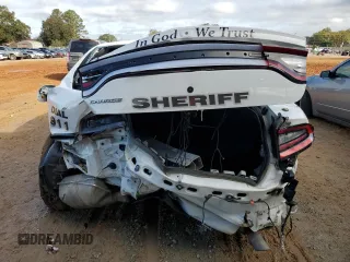 2019 Dodge Charger Police with VIN 2C3CDXAG0KH660161, listed as a Copart auction lot 78808654 with 52,150 mi miles and Salvage Title. Bid and sale history available at DreamBid. Image 6.