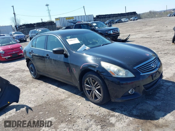 2012 Infiniti G25 Sedan x with VIN JN1DV6ARXCM730694, listed as a IAAI auction lot 42005117 with 178,328 mi miles. Bid and sale history available at carsss.com. Image 1.