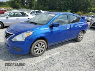 2016 Nissan Versa SV with VIN 3N1CN7AP8GL898513, listed as a Copart auction lot 59738195 with 97,685 mi miles and Salvage title. Bid and sale history available at DreamBid. Image 1.