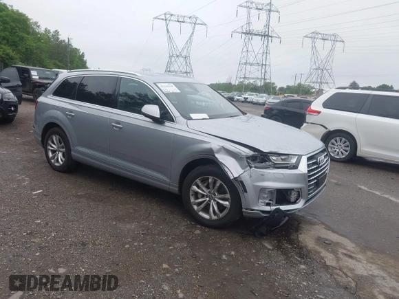 2019 Audi Q7 Premium Plus with VIN WA1LAAF76KD011711, listed as a IAAI auction lot 42266568 with 74,618 mi miles and . Bid and sale history available at DreamBid. Image 1.