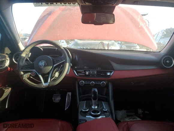 2019 Alfa Romeo Giulia with VIN ZARFANAN7K7603364, listed as a Copart auction lot 83877204 with 0 mi miles and Clean Title. Bid and sale history available at carsss.com. Image 8.