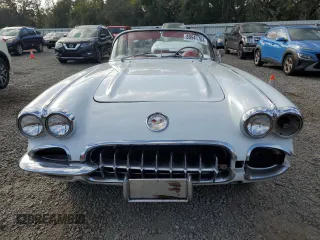 1959 Chevrolet Corvette с VIN J59S104156, выставлен на аукционе Copart как лот 80941704 с пробегом 29 693 миль миль и Списание • Salvage title. История ставок и продаж доступна на DreamBid. Изображение 5.