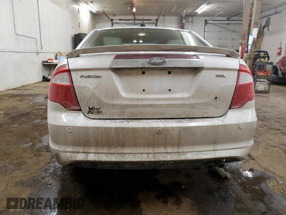 2012 Ford Fusion SEL with VIN 3FAHP0JA1CR179181, listed as a Copart auction lot 46060515 with 190,616 mi miles and Non Repairable. Bid and sale history available at carsss.com. Image 6.