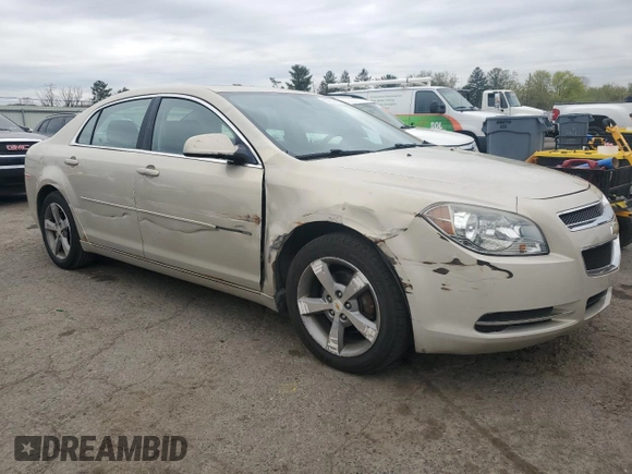 2011 Chevrolet Malibu 1LT with VIN 1G1ZC5E11BF240471, listed as a Copart auction lot 53552615 with 178,070 mi miles and Salvage Title. Bid and sale history available at DreamBid. Image 4.
