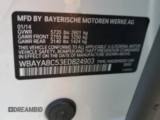 2014 BMW 7 Series 750i с VIN WBAYA8C53ED824903, выставлен на аукционе Copart как лот 56353665 с пробегом 82 240 миль миль и Списание • Salvage title. История ставок и продаж доступна на DreamBid. Изображение 12.