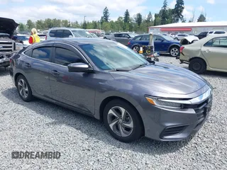 2019 Honda Insight EX with VIN 19XZE4F53KE034219, listed as a IAAI auction lot 42579122 with 43,539 mi miles and . Bid and sale history available at DreamBid. Image 1.